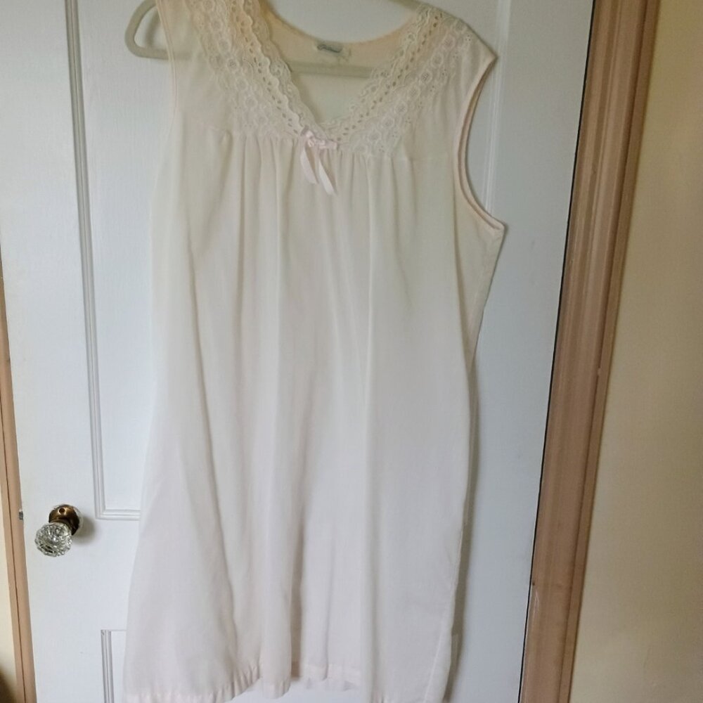 Epitome Sheer Shortie Nightgown - XL - Pink